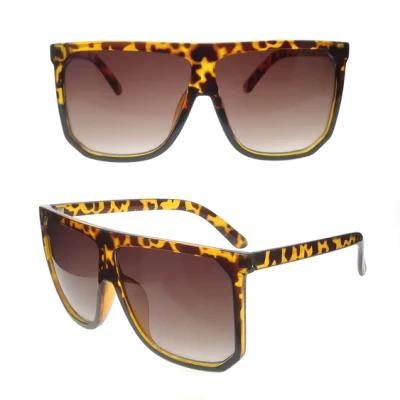 Large Squared Frame Trendy Cool Fashion PC Sunglasses