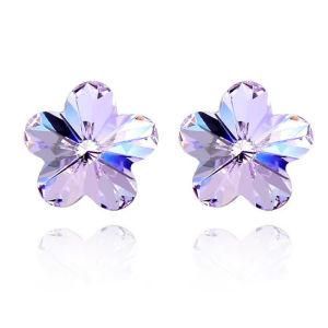 Flower Elements Crystal Earrings Fashion Jewelry