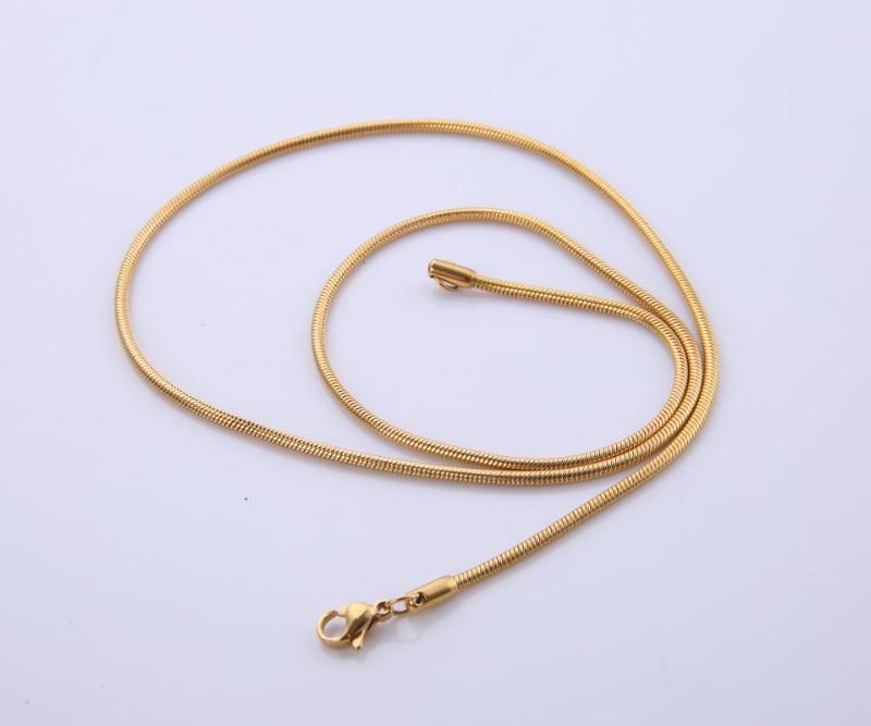 Manufacturer Stainless Steel Round Snake Chain for Jewelry Pendant Necklace