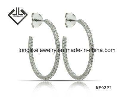 925sterling Silver Jewelry Hoop Earring in 925 Silver New Fashion Earring