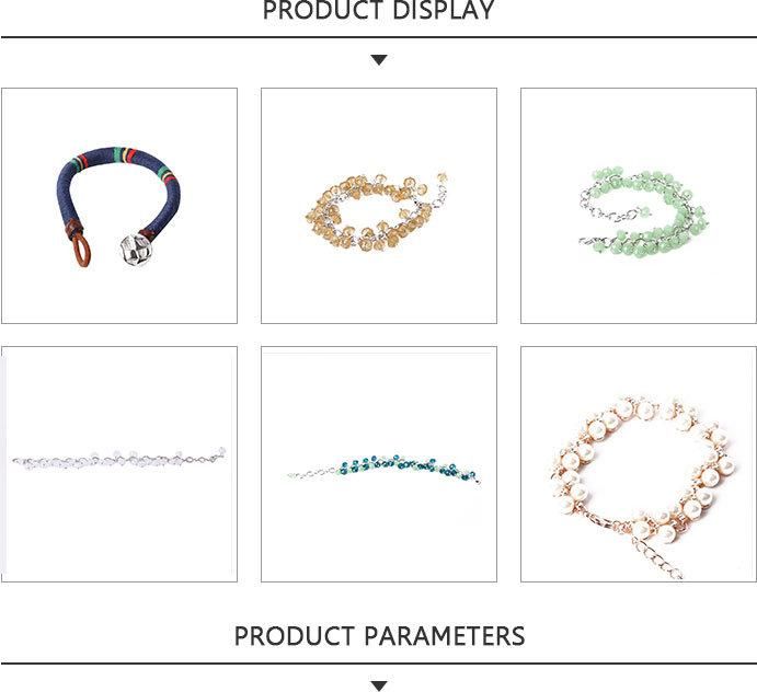 2020 New Product Charm Pearl Chain Bracelet White