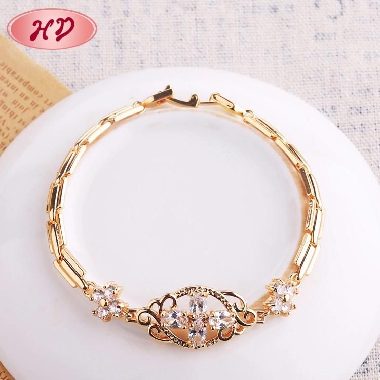 Fashion Charm 18K Gold Plated Women Jewelry Bracelet