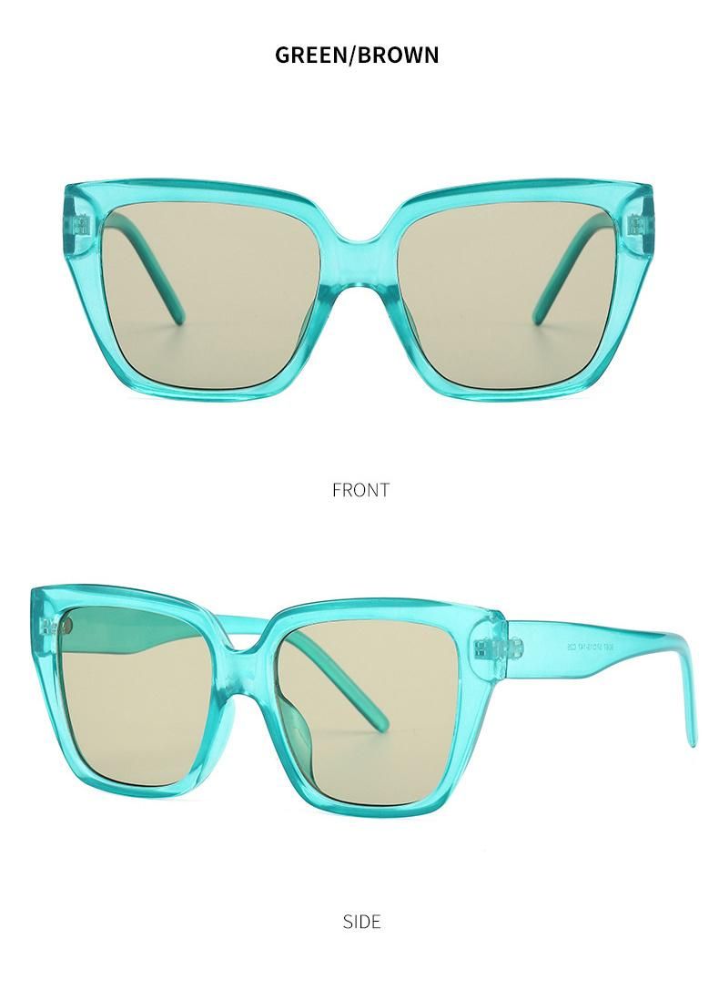 Women Lady Hot Selling Wholesale Sun Glasses Colorful Cat Eye Retro Shades Frame Trendy Fashion Sunglasses