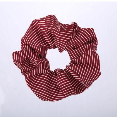 Elastic Classic Stripe Design Hair Scrunchies Hair Band