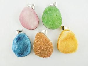 Druzy Pendant, Hot Sale Druzy Stone Pendant Necklace, Fashion Jewelry Pendant