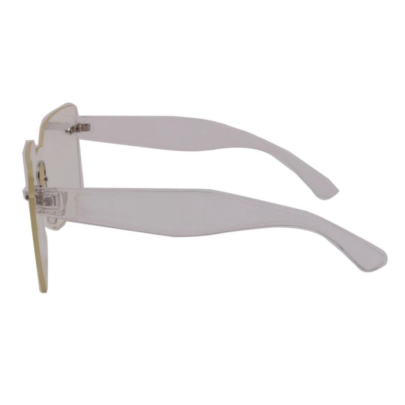 2018 Rectangle Shape Fashion Sunglasses with One Piece Lens