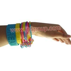 Silicone Rubber Awareness Bracelets (BRACELET-1)