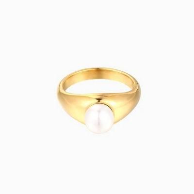 2021 New Design Stainless Steel Women Ring Simple&Fashion Style 18K/14K Gold Plated