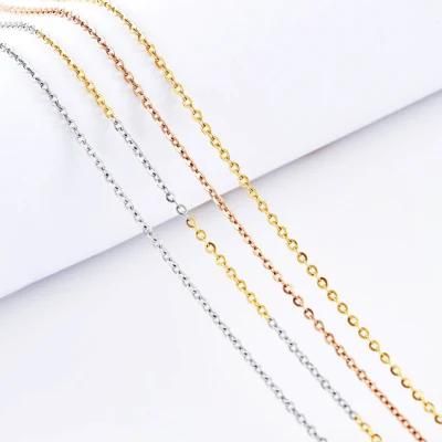 Fine Jewelry Gift Decoration Accessories Stainless Steel O Shape Necklace
