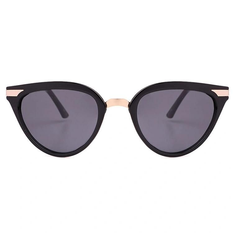 Metal Temple with Plastic Frame Sunglasses