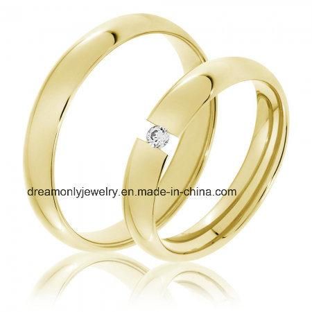 Luxury Gold Wedding Ring Engagement Ring