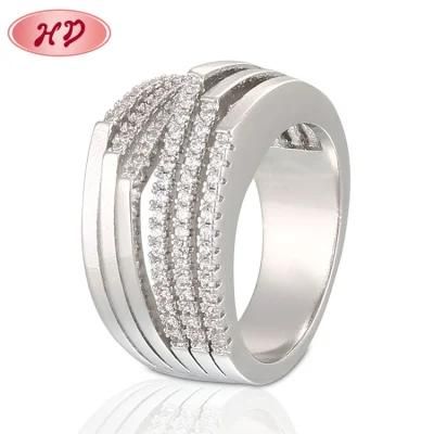 2020 New Coming 24K Light Weight of Saudi Arabia Gold Wedding Ring for Women
