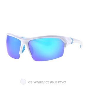 PC Polarized Sports Sunglasses, Fashion Plastic Half Frame Sp8005-03
