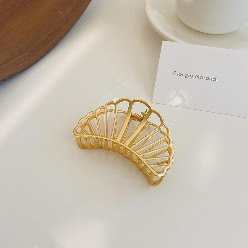Fashion Retro Temperament Geometric Metal Shark Hair Clip Jewelry