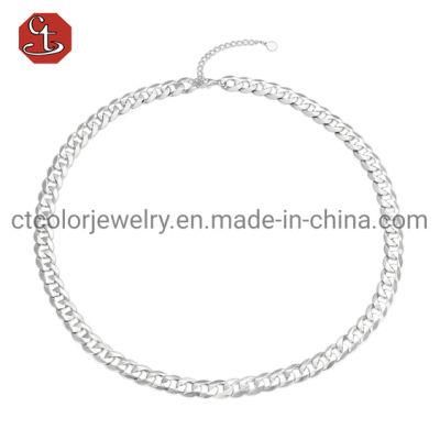 Fashion Jewelry Silver plated Classic Chain Necklaces for Men