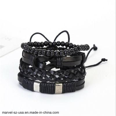 Retro Jewelry Charm Leather Bracelet Men Bracelets