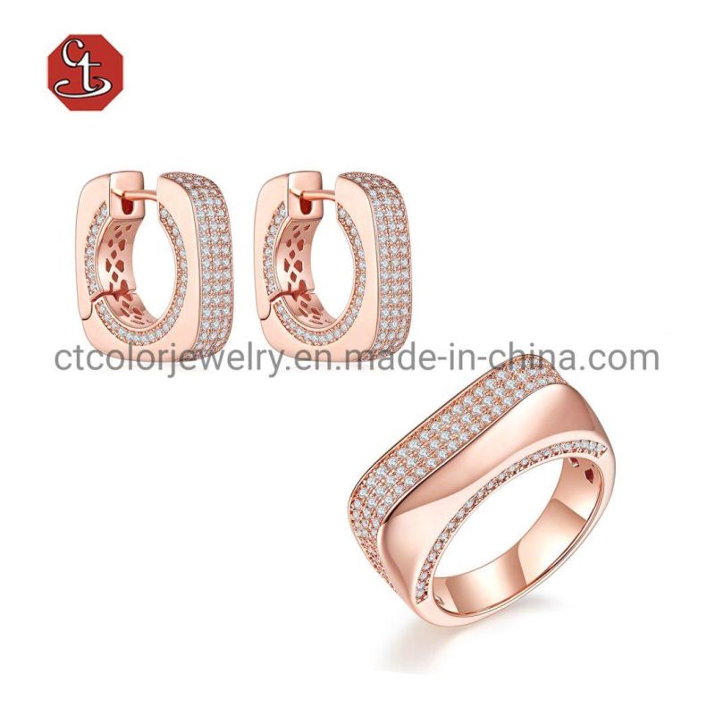 Small Round Stud 925 Silver Hoop Earring Daily Wear Fashion Silver or Brass Jewelry