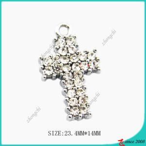 Diomend Metal Alloy Cross Pendant