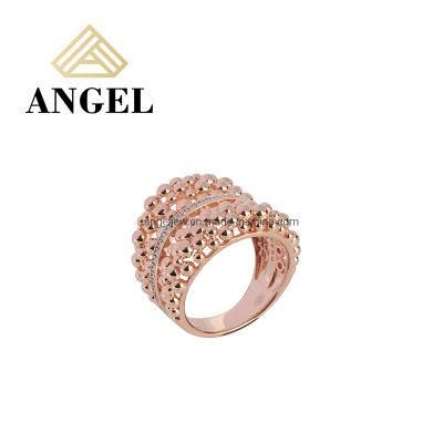 925 Silver Fashion Jewelry Factory Wholesale Jewellery Cubic Zircon Moissanite Lab Diamond Fashion Accessories Charm Fine Ring