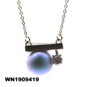Fashion 925 Silver Jewelry Necklace with Pearl Fashion Necklace