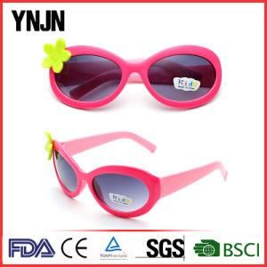Made in China Girl Beautiful Flower Sunglasses for Kids (YJ-K239)