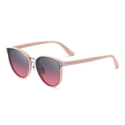 2021 UV400 New Arrivals Fashion Designer Square Frame Trendy Women Plastic Combination Polarized Sunglasses