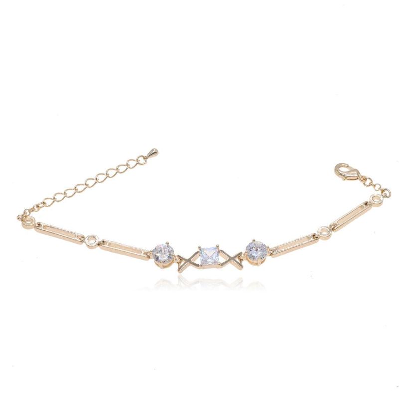 Simple Design Fashion Zircon Bracelet for Women