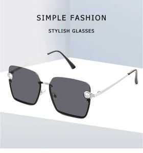 New Retro Eye Glasses Half Frame Elegant Luxury Shades Sunglasses