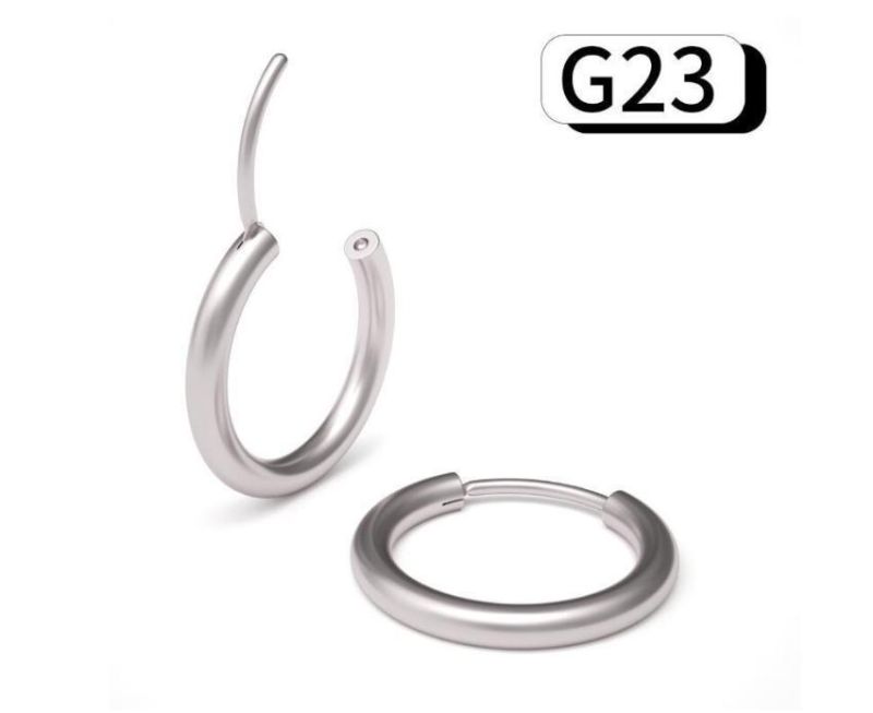 2020 New Design ASTM F316 Titanium Segment Clicker /Hinged Segment Ring-20g/0.8mm Thickness