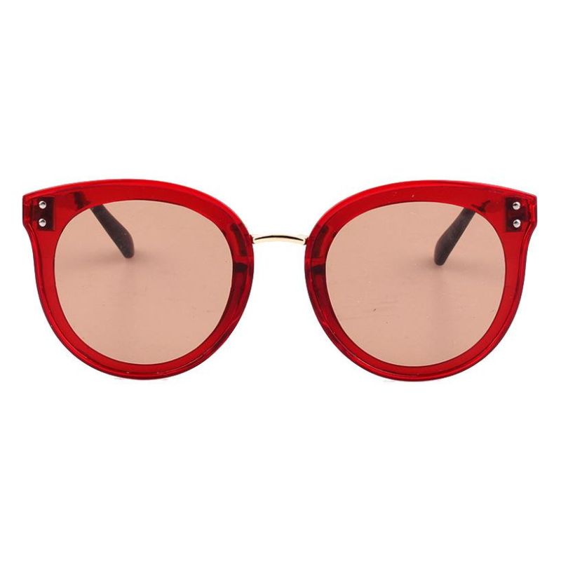 2017 Hot Selling Cat Eye Fashion Sunglasses with Flat Lens