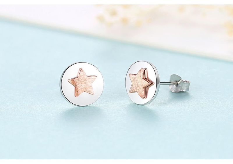 Factory Fashion Jewelry Earrings Five-Pointed Star Ear Stud