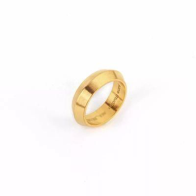 2019 Fashion Simple Style IP Plating Ring