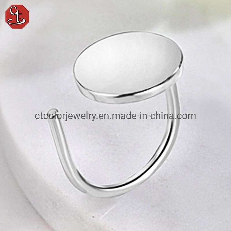 Hot Sale Fashion Jewelry 925 Sterling Silver Open Ring for Women