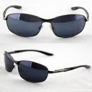 Fashion Designer Promotion Quality Sports Polarized Metal Sunglasses (14243)
