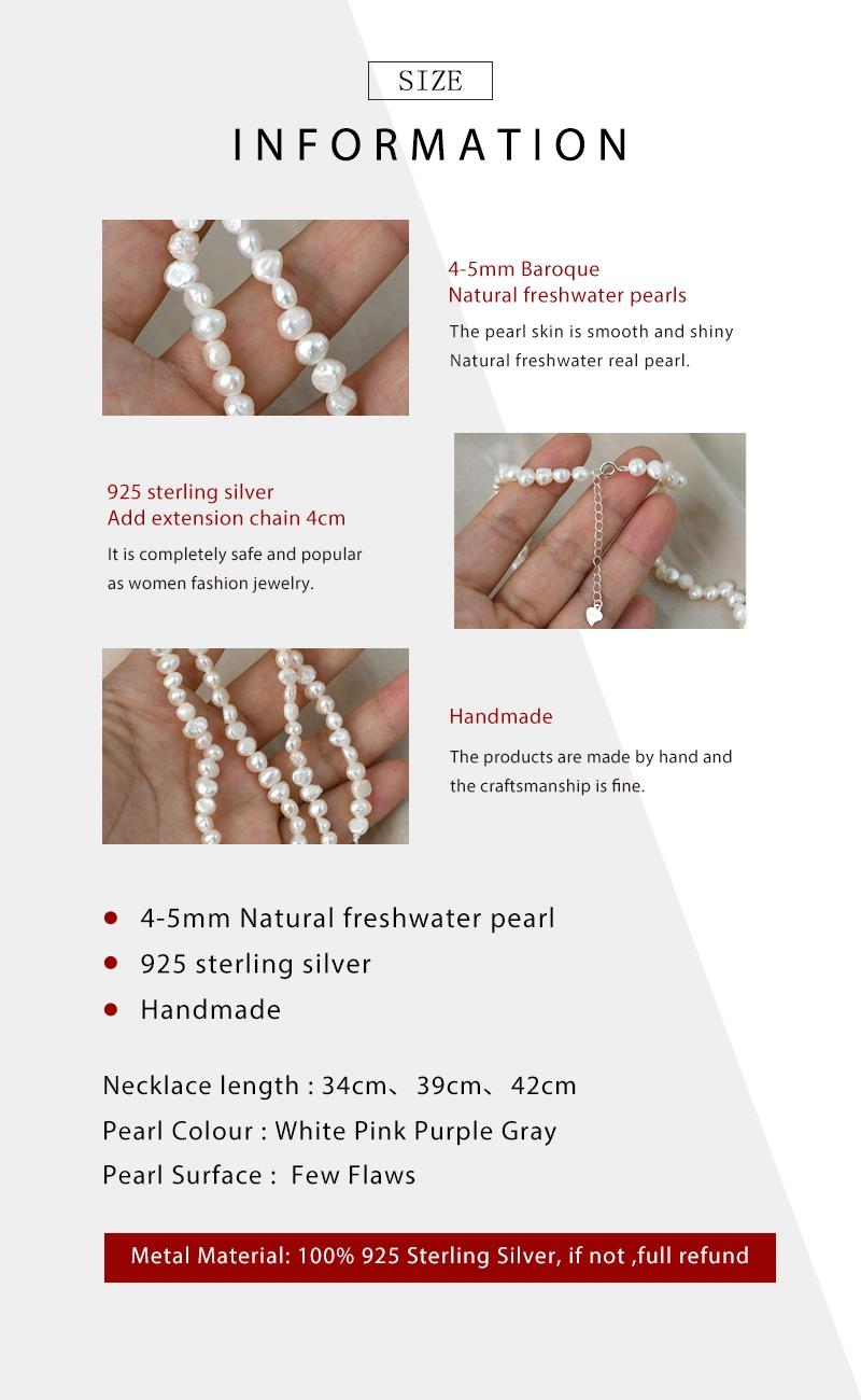 Women Fashion Vintage Pearl Necklace Party Necklace Elegant Chain Accessories