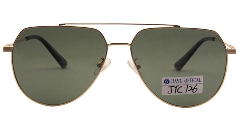 New Durable Protection Double Bridge Polarized UV400 Popular Men′s Sunglasses
