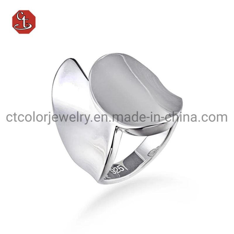 Sandblast Silver or Brass Rings Wholesale TP CZ Ring