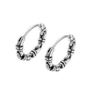 Knotted Stainless Steel Earrings Drop