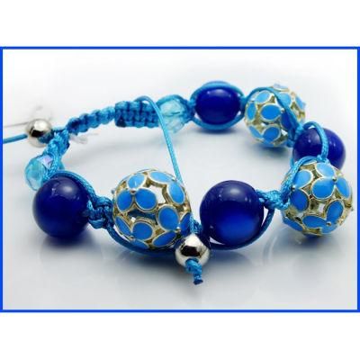 2020 New Style Blue Beaded Bracelet