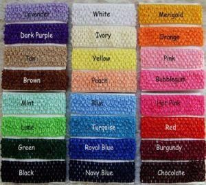 24 Color Crochet Headband for Baby