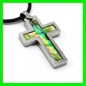 Mother-of-Pearl Western Cross Pendant
