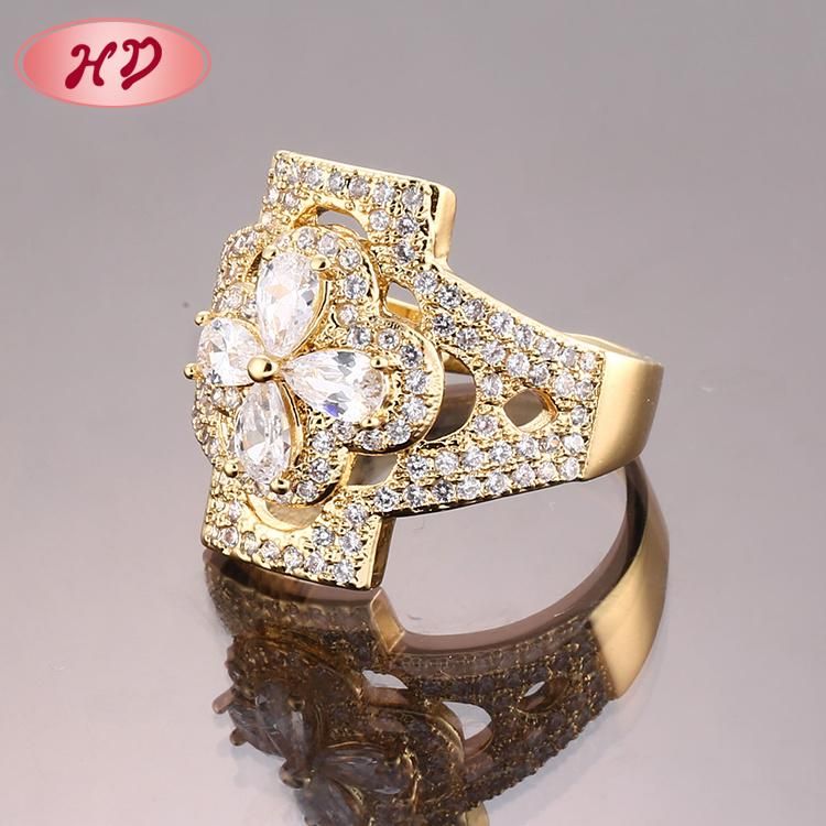 18K Gold Plated Fashion Wedding Engagement Man Jewelry Stainless Steel Silver Finger Rings Design