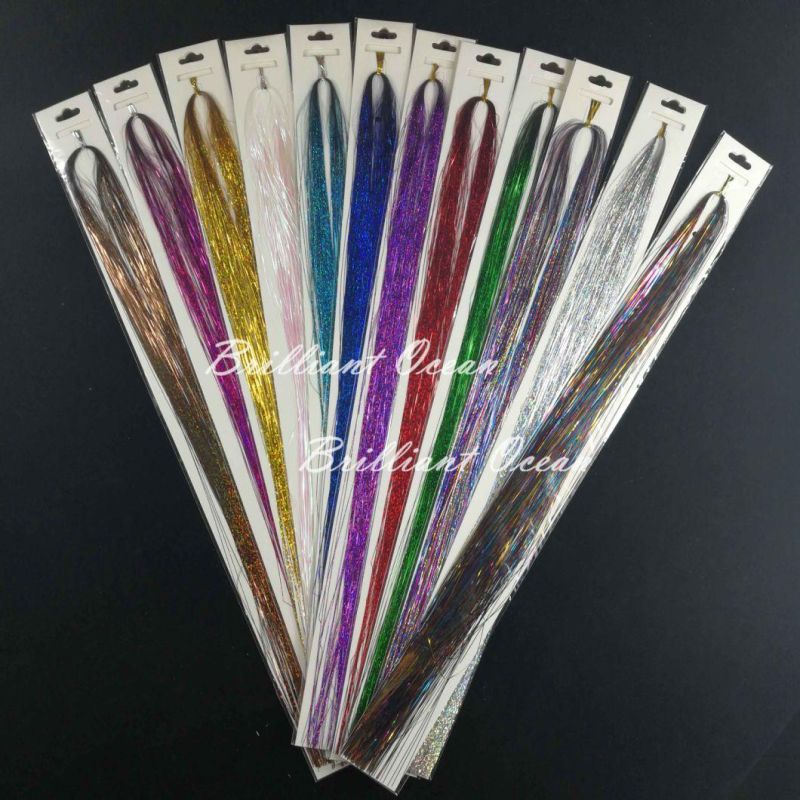 Shinning Hair Tinsel Fashion Hair Accessories Party Supply
