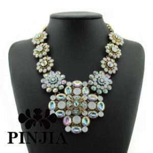 Crystal Statement Rhinestone Necklace Glass Imitation Fashion Jewelry