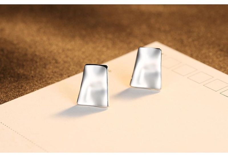 Cute Little Gold-Plated Silver Earrings Stud