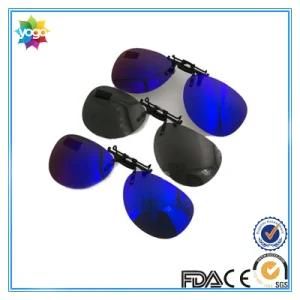 2017 Newest Eyeglass Frames with Clip on Rimless Mirror Sunglass