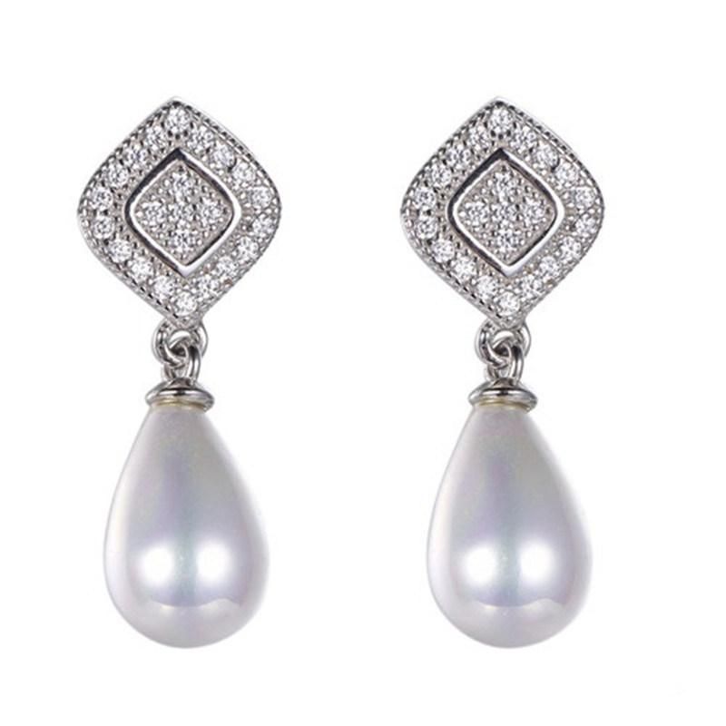 925 Silver Hotsale Pearl Earring for Girls