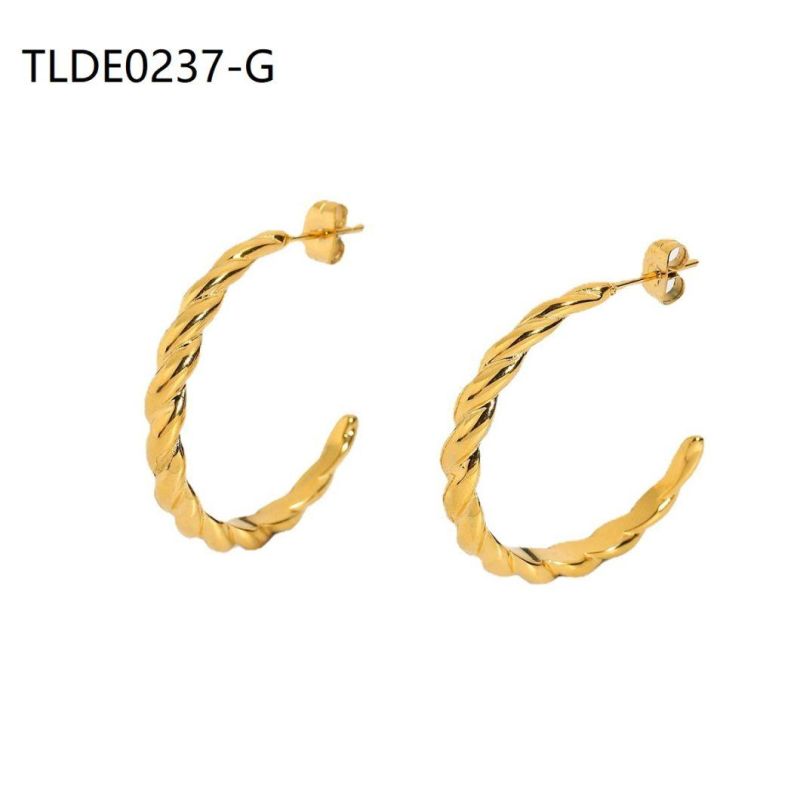 Manufacturer Custom High Quality Fashion Jewelry 2021, Earring Stud Jewelry 18K Gold Plated, Gold Filled Jewelry 18 K