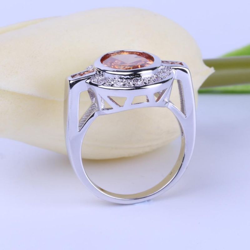 Popular Men′ S and Women′ S Fashion Inlaid Diamond Rings
