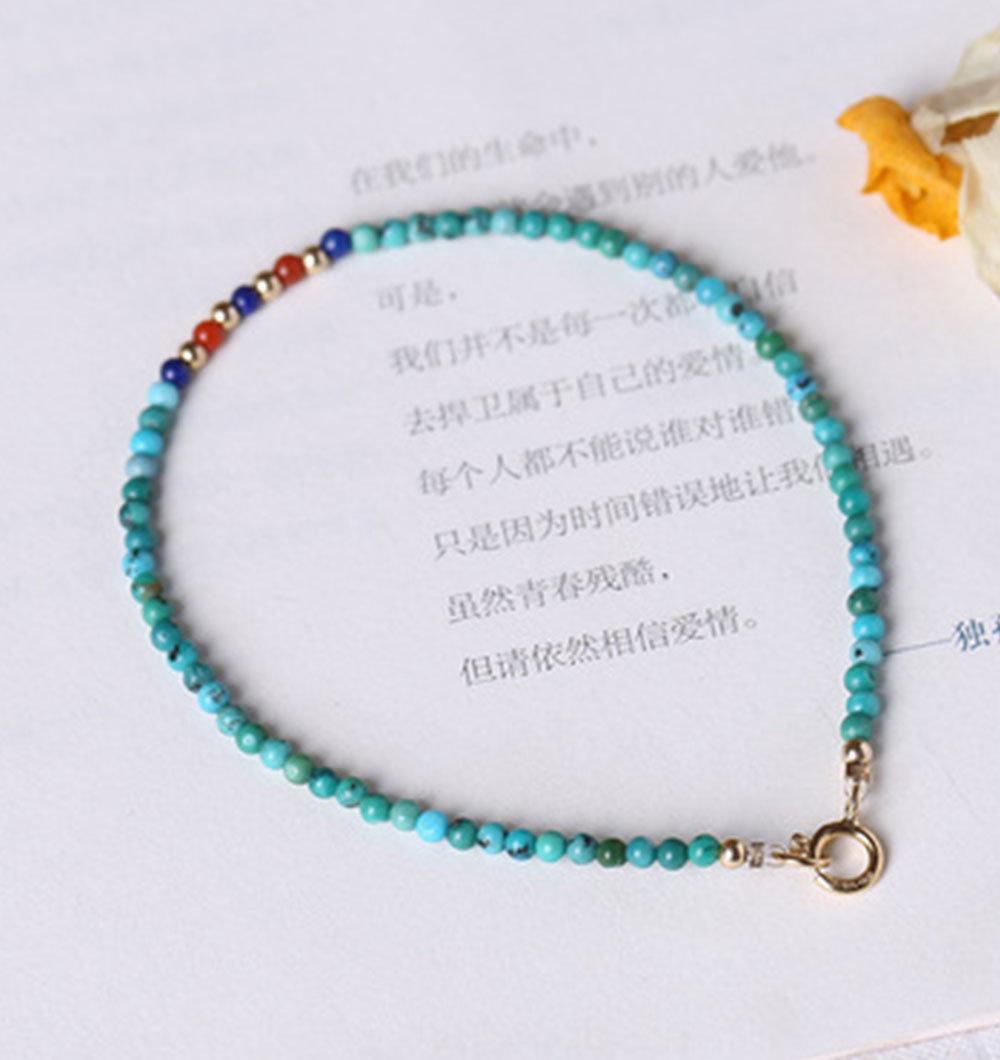 Fashion Jewelry Natural Stone Beads Bracelet 925 Silver Wholesale Jewellery